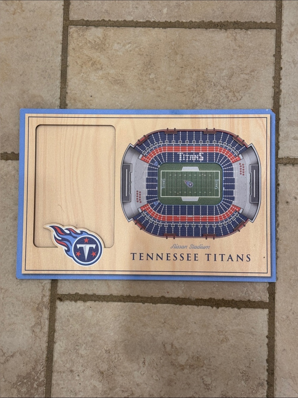 Tennessee Titans Three Dimensional wooden Stadium with picture frame